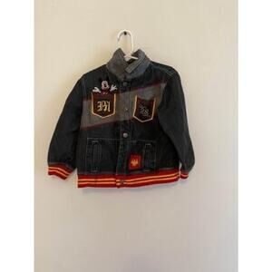 The Wonderful World Of Disney Mickey Mouse Denim Jacket 4T.